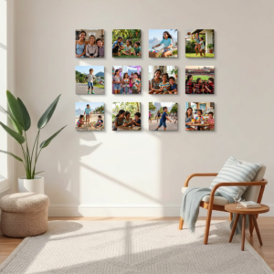 Kit 12 Quadros Quadrados (20x20 cm)